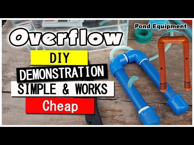 DIY Overflow for Aquarium Pond