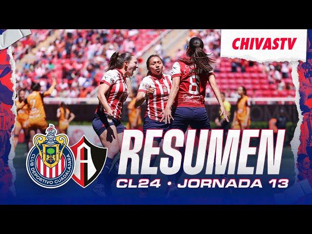 RESUMEN Y GOLES: Chivas Femenil divide puntos con Atlas en el #ClásicoTapatío | Clausura 2024