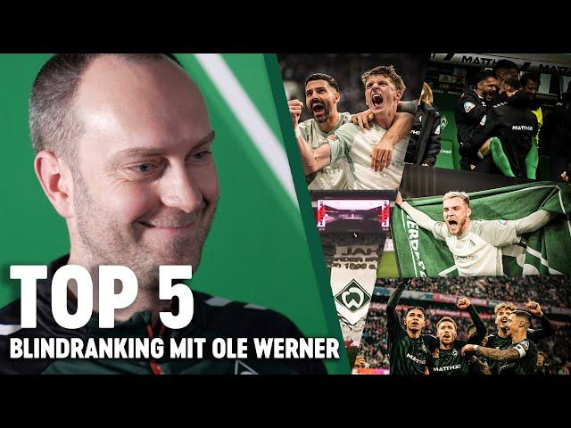 WERDER-HIGHLIGHTS AUF DIE 1 I BLINDRANKING mit Ole Werner