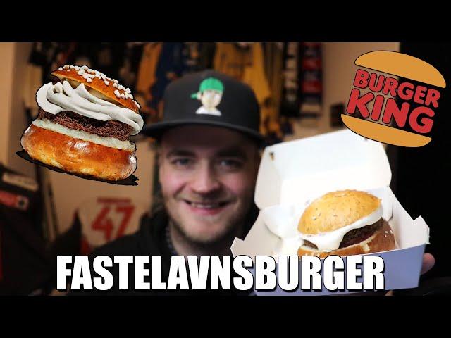 TESTER FASTELAVNSBURGER FRA BURGER KING!