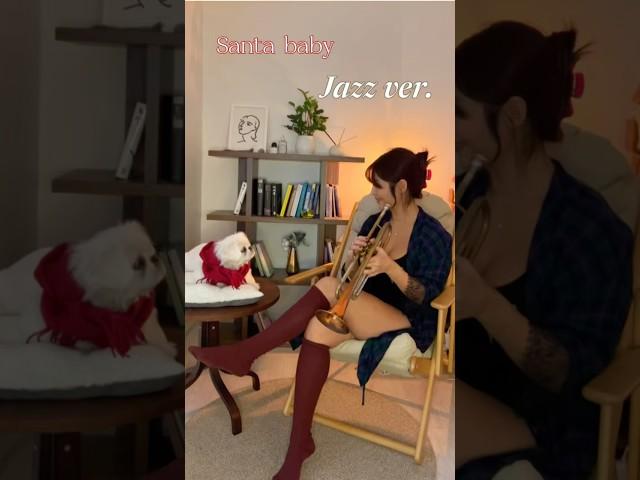 Santa baby - Jazz verwith.laufey #shorts #christmas