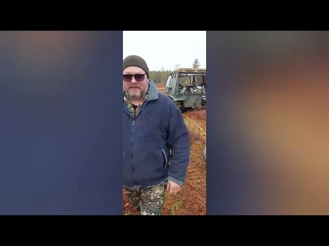 Испытания вездехода по болотам
