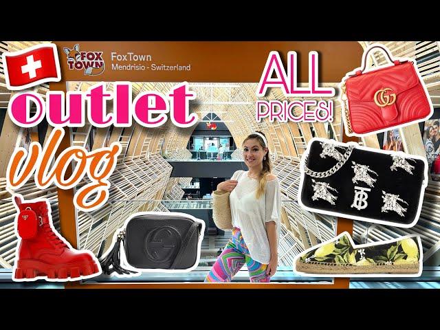 Shopping VLOG -  telling you ALL the prices at the FoxTown Outlet in Switzerland + Gucci Outlet 2023