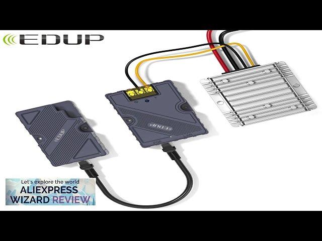 EDUP 150W Starlink GigE PoE Injector DC Step UP Converter 12V Review