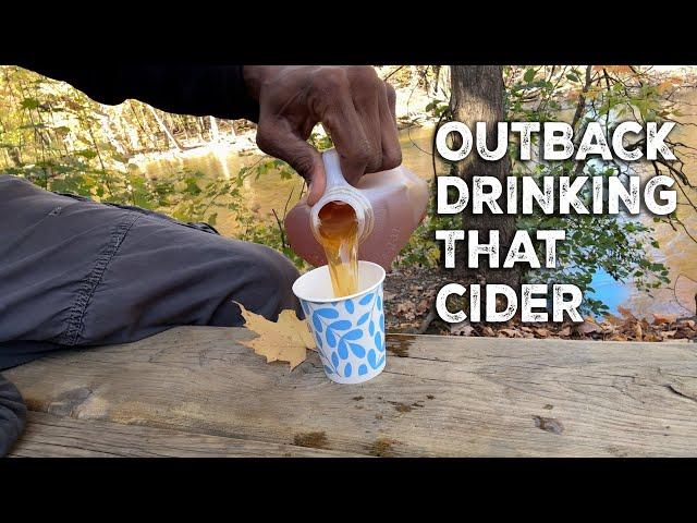 Tasting Fresh Cider at Dexter Cider Mill!