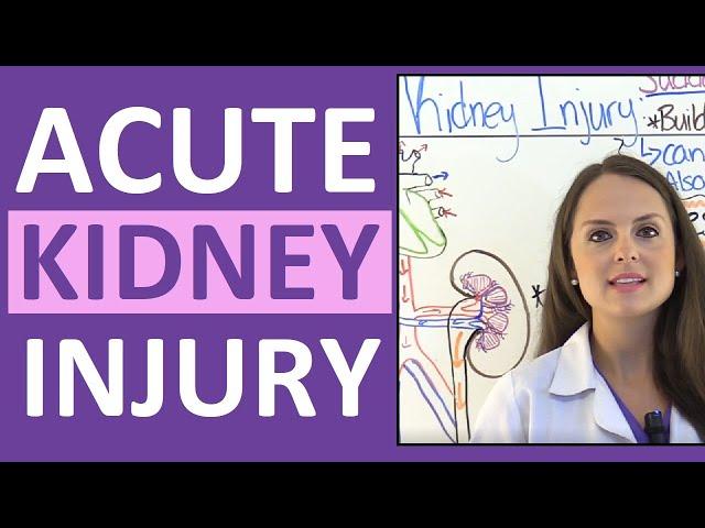 Acute Kidney Injury (Acute Renal Failure) Nursing NCLEX Review Management, Stages, Pathophysiology