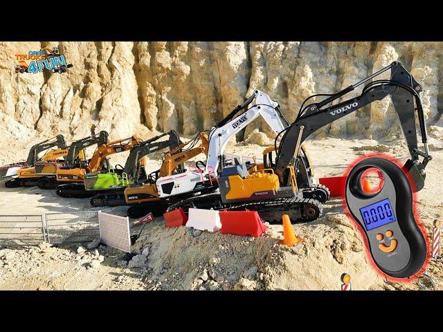 Most Powerful Excavator | Huina, Double E, Amewi, Wltoys, | Construction Site | @CarsTrucks4Fun