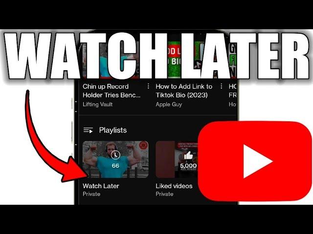 How To Find Watch Later Playlist On YouTube - Full Guide