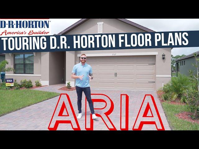 Touring a DR Horton "Aria" Floor-Plan (3/2, 1672 sf)