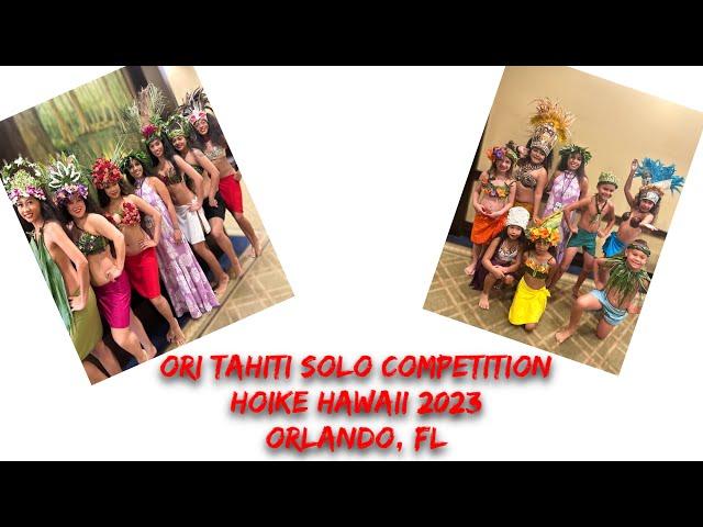 Ori Tahiti Solos (Hiti Mahana) at Hoike Hawaii 2023