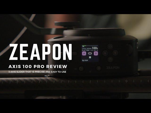 Zeapon Axis 100 Pro -  the the best camera slider for indie filmmakers