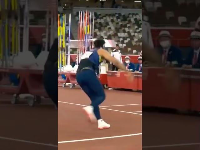  Sir Neeraj Chopra wining gold medal
