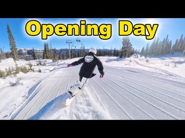 I Was The First Person to Ski the24/25 Ski Season