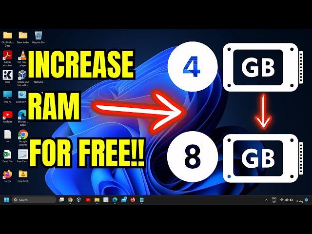 RAM Boost!  How to Increase Virtual Memory on Windows 10/11