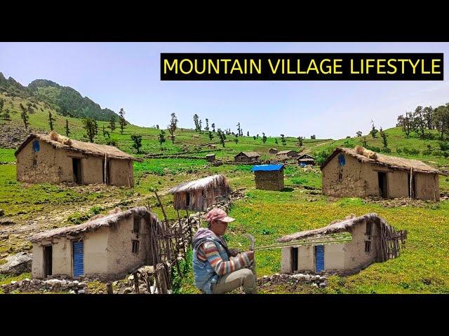 Simple Nepali Mountain  Village Life ||Very Hardworking People Of Rural Nepal || @RURALLIFENEPAL