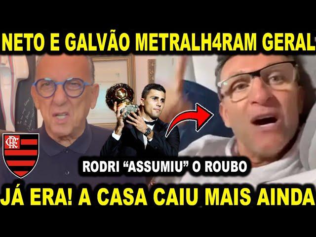 RODRI "ASSUMIU" O RUOBO E NETO E GALVÃO BUENO METR4LHARAM TODO MUNDO! "EI VINI JR, VOCÊ VAI..."