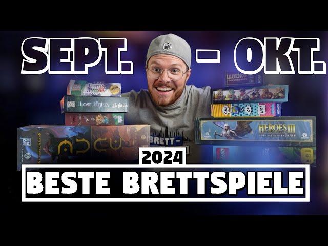 Die besten Brettspiele 2024  Meine Top Spiele im September und Oktober