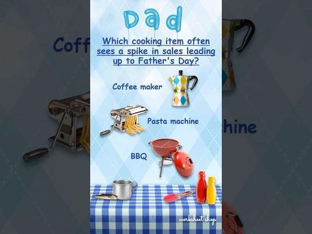 Unleash Dad's Inner Chef With This Cooking Essential! Father's Day Trivia Quiz 2024
