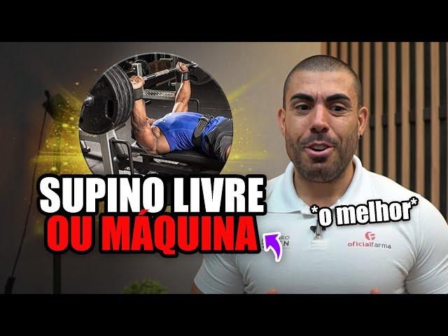 Supino na máquina é melhor que livre?