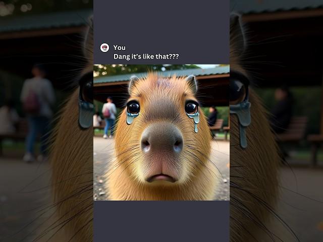 This roast  IB: @ReallyNotAi #ai #capybara
