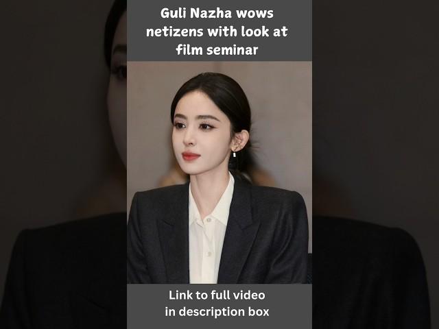 Guli Nazha wows netizens with look at film seminar #gulinazha
