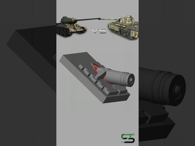 Panther VS T-34-85 | T-34 Movie Scene #shorts