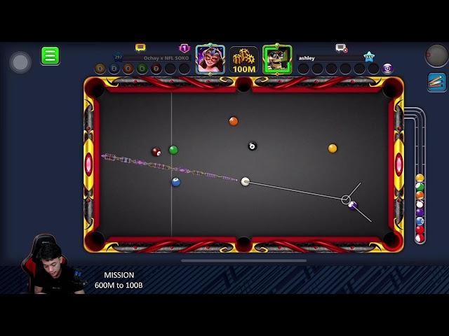 8 Ball Pool 0 COIN  to 100M COIN