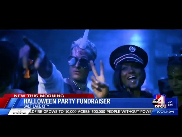 ABC4 Jason Olsen Halloween Utah Pride Fundraiser Rob Moolman, biggest party in Salt Lake City