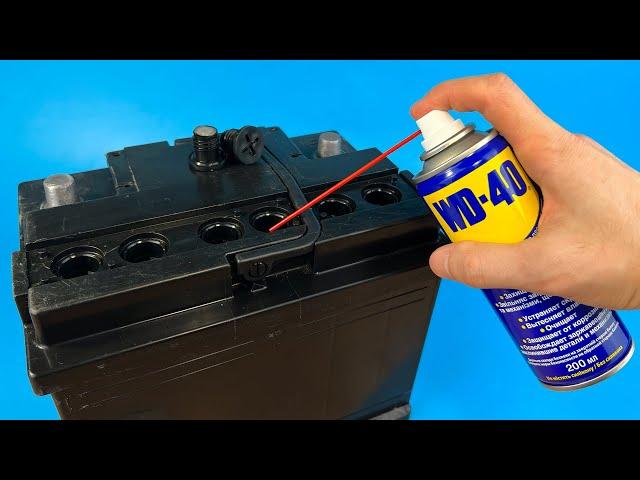 The old Battery as New in 1 minute! Brilliant Repair Way that Surprised an Experienced Motorist!