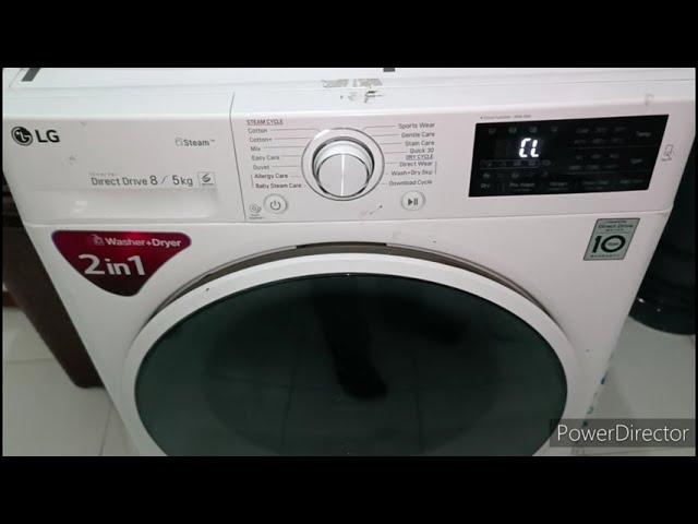 CL error Solution LG Front load washing machine. #frontloadwashingmachine