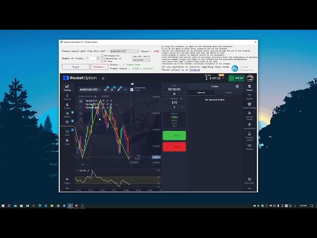TRADEX POCKET OPTION AUTOMATIC BOT