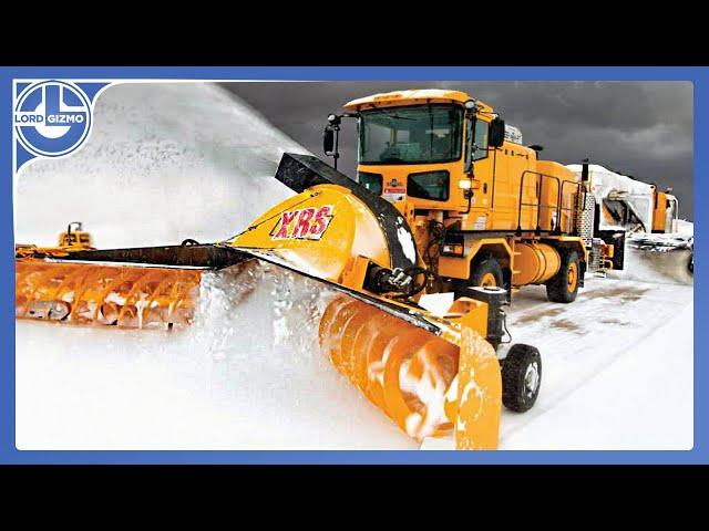 Extreme Fast Snow Plowing - The World's Biggest & Most Powerful Snow Blower & Removal Machines