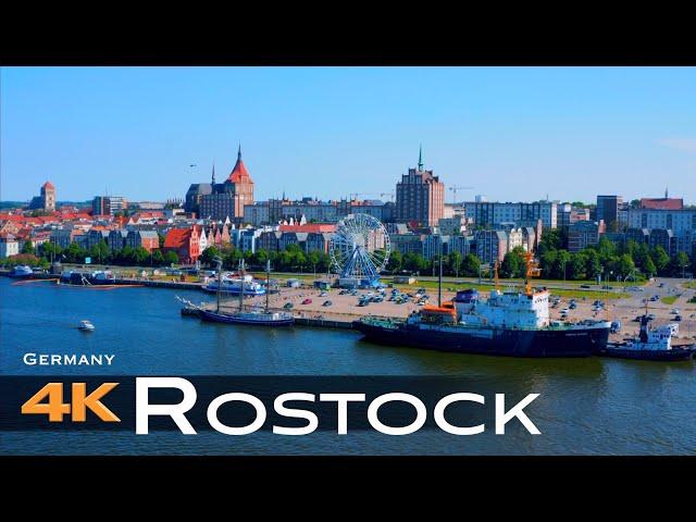 ROSTOCK 2024  Drone Aerial 4K | Mecklenburg Vorpommern Germany Deutschland