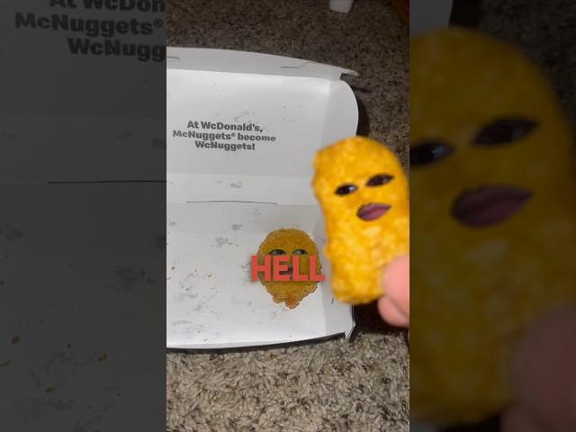 When you eat McDonald’s chicken nuggets. #mcdonalds #wcdonalds #chicken-nuggets