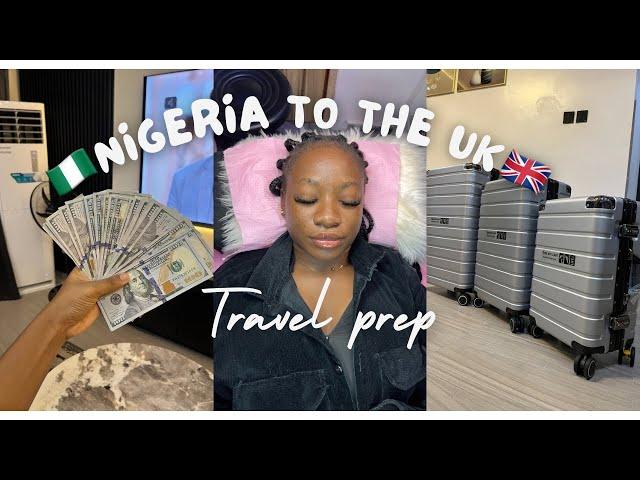 Relocation Travel prep vlog | from Nigeria to the uk|flight️| int’l student‍|pack with me️