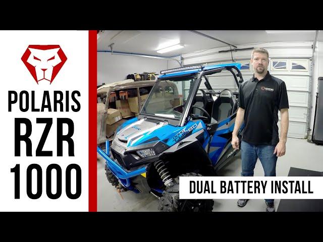 Dual Battery Kit for the Polaris RZR 1000 Installation Instructions