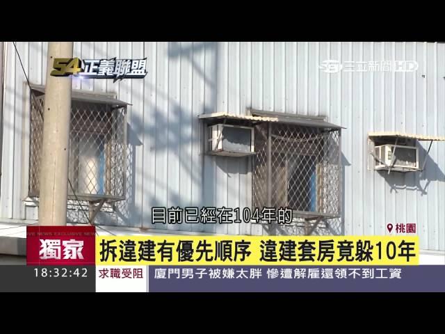 農用地蓋套房出租　違建躲10年拆不到｜三立新聞台