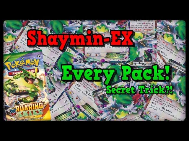 HOW TO PULL A SHAYMIN-EX! GUARANTEED PULLS! EVERY PACK!