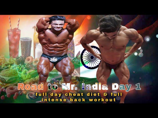 Day After Competition: Eating Big and Beginning India's Prep | full back workout & hams and glutes