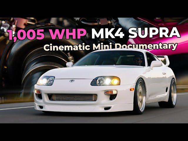 1,005 WHP MK4 SUPRA TURBO MINI DOC | 1995 Toyota Supra MKIV w/ Exhaust Sound [4K] | Spools & Pulls