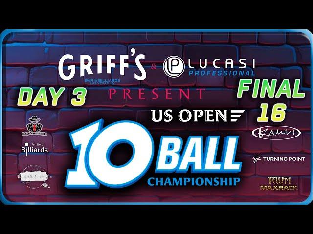 JESUS ATTENCIO vs VITALIY PATSURA | 2025 US OPEN 10-BALL CHAMPIONSHIP | Day 3