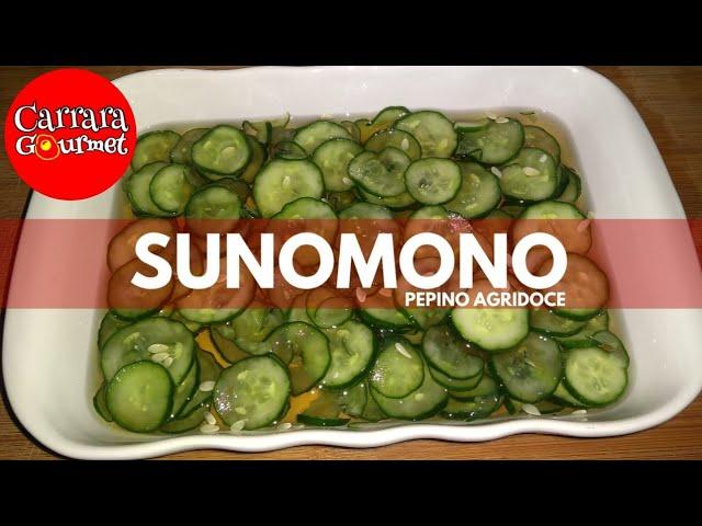 COMO FAZER SUNOMONO FÁCIL E RÁPIDO - SALADA DE PEPINO AGRIDOCE | Carrara Gourmet #16