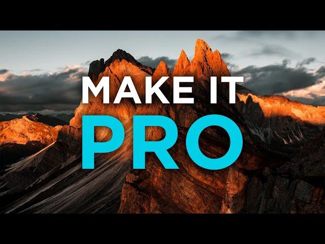 The ULTIMATE Guide to PRO QUALITY Drone Footage - DJI Mini, Air, Mavic