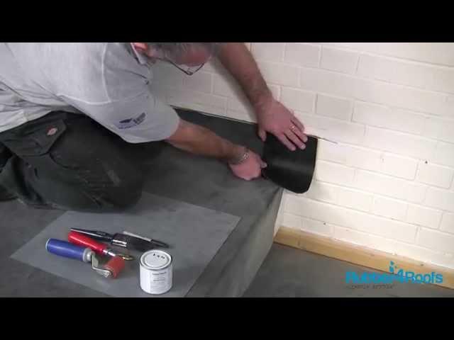 How to Install Metal Wall Trim on a Flat Roof from Rubber4Roofs