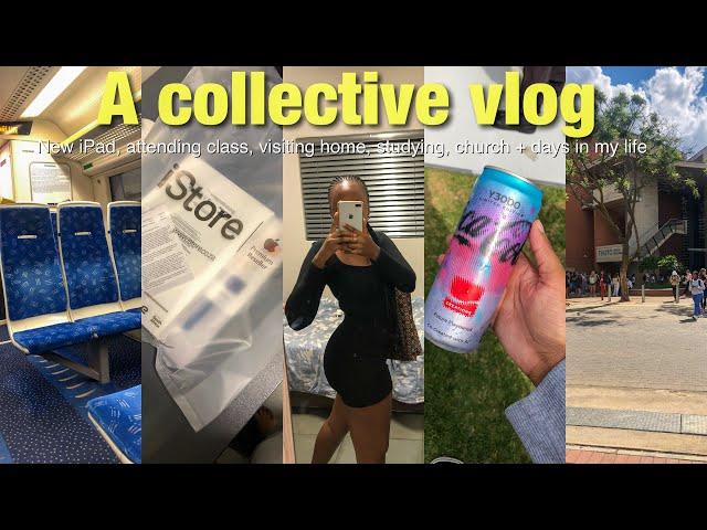 Collective vlog: attending lectures, new iPad, travelling home etc. | University of Pretoria