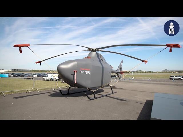 Leonardo PROTEUS unmanned helicopter at CNE 2025