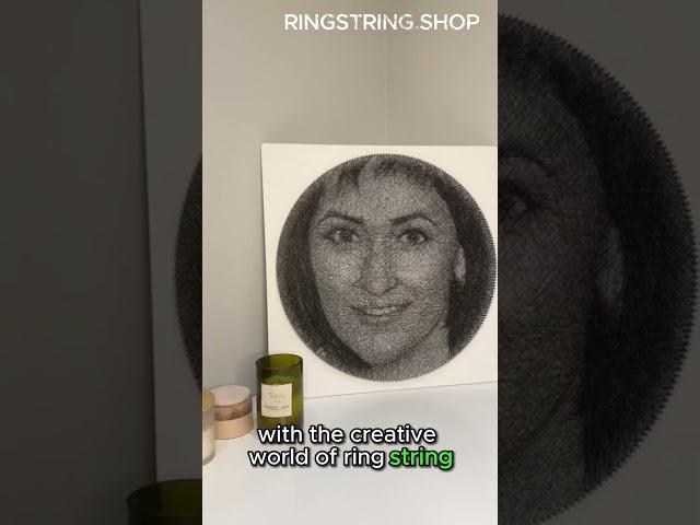 Create your own unique art.  #art #giftideas #ringstring