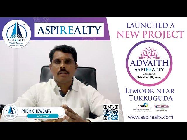 Aspirealty New Project | ADVAITH Near Tukkuguda at  Srisailam Highway | Clubhouse With Swimming Pool