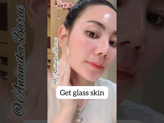 10 Days Glass Skin Challenge #glassskin #skincare#glowingskin #viral #asmr #short #1m #shorts