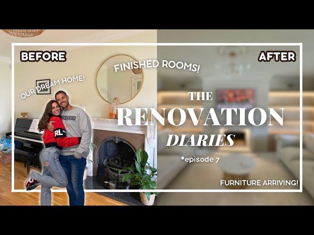 FINISHED ROOM TOURS!  Kitchen, living room and home gym update! The Renovation Diaries - episode 7